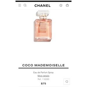 NWOT Coco Chanel Mademoiselle